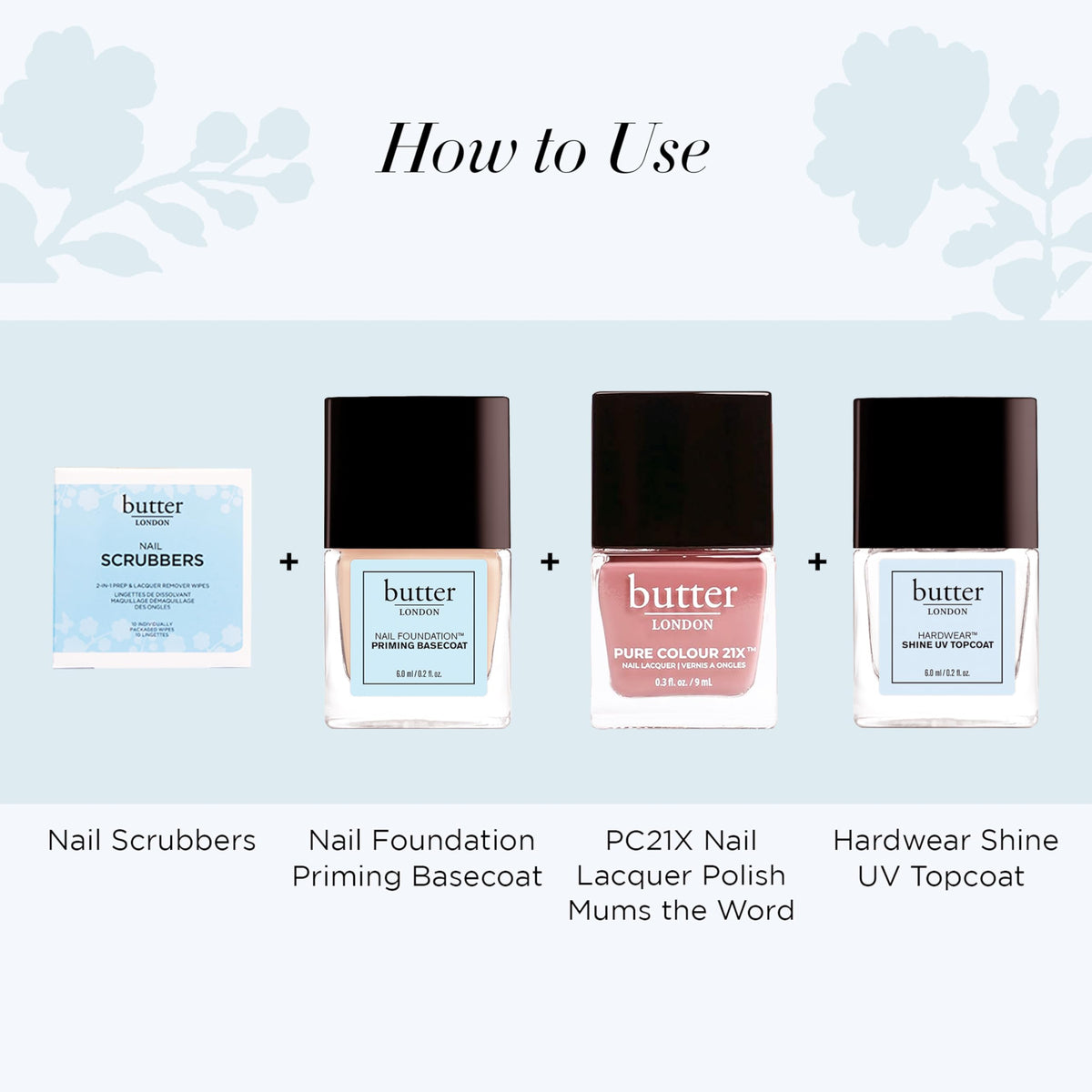 butter LONDON Nail Polish Remover Pads textured side view