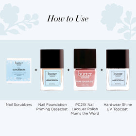 butter LONDON Nail Polish Remover Pads textured side view