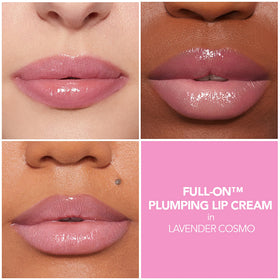 Buxom Full-On Lip Gloss Lavender Cosmo applicator close-up