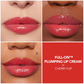 Buxom Full-On Plumping Lip Cream Gloss Cherry Flip applicator close-up