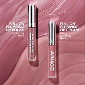 Buxom Full-On Plumping Lip Cream Gloss with a bright background