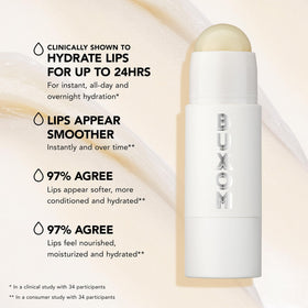 Buxom Lip Butter Balm with lip scrub products