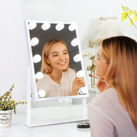 BWLLNI Vanity Mirror displaying all three light modes