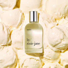 By Rosie Jane Eau De Parfum Spray Dulce on a vanity