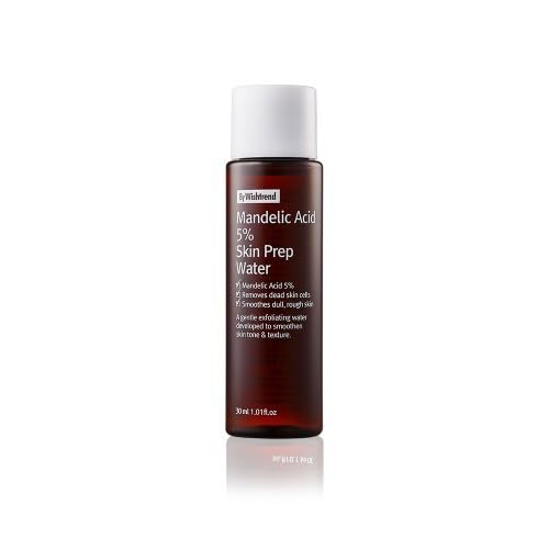 BY WISHTREND Mandelic Acid Toner on a bathroom shelf