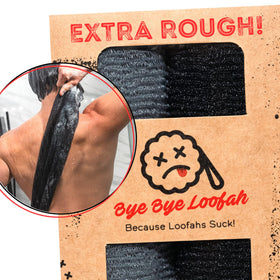 Bye Bye Loofah Extra Rough Exfoliating Washcloth front view