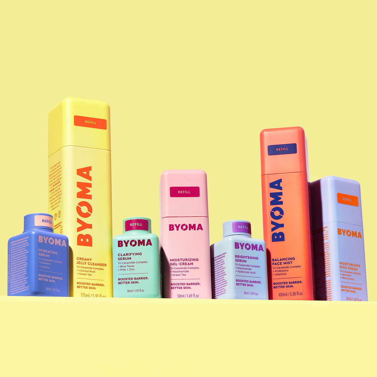 BYOMA Balancing Face Mist Refill 170g side view