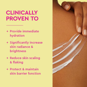 BYOMA Brightening Body Lotion texture close-up
