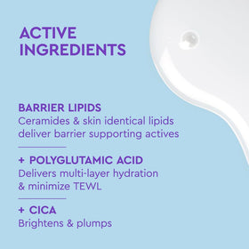 BYOMA Hydrating Milky Toner with ingredients display