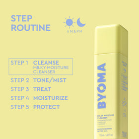 BYOMA Milky Moisture Cleanser 259g side view