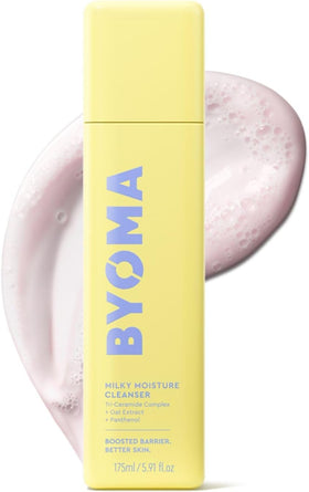 BYOMA Milky Moisture Cleanser front view with pump