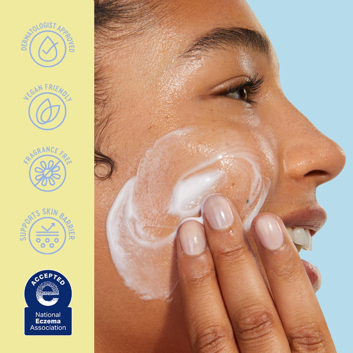 BYOMA Milky Moisture Cleanser in bathroom setting