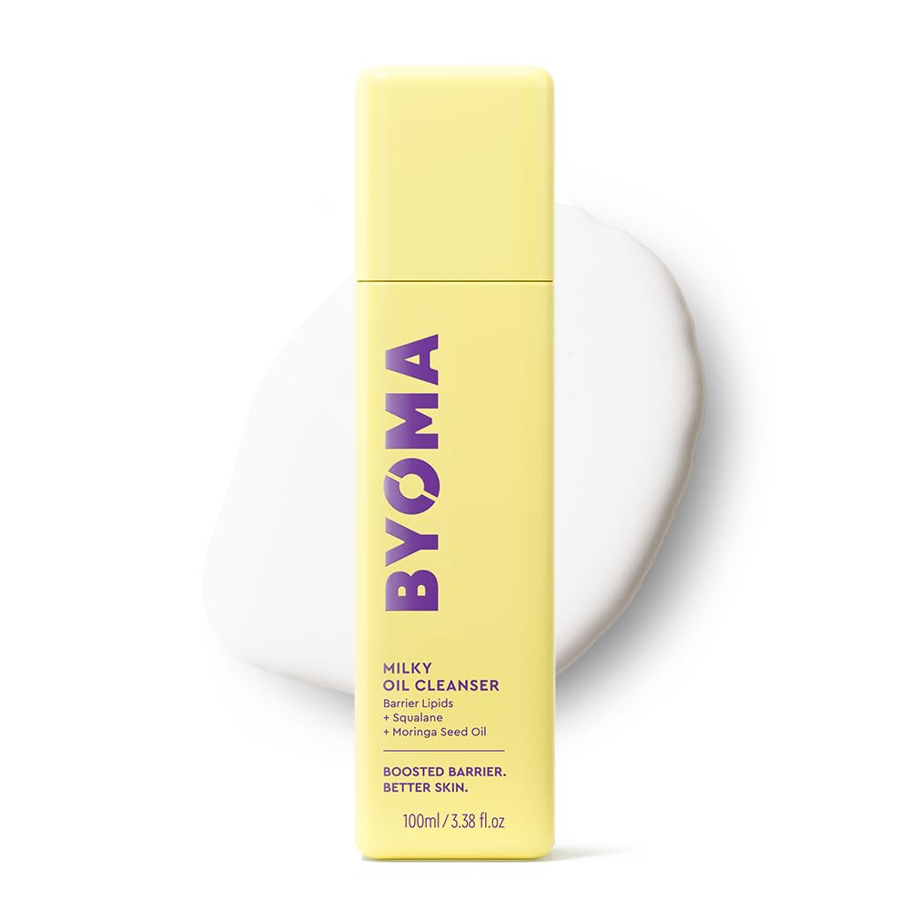 BYOMA Milky Oil Cleanser front view with pump