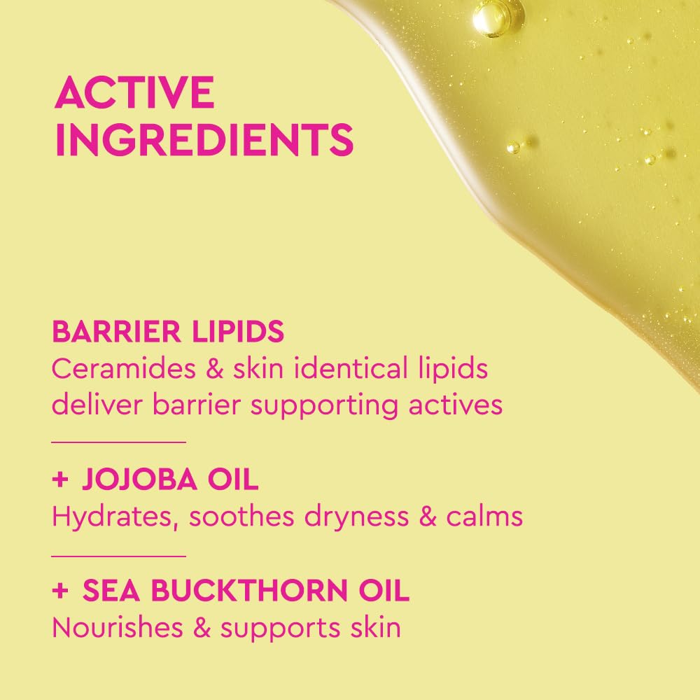 BYOMA Nourishing Body Oil with Jojoba and Seabuckthorn Oil ingredients