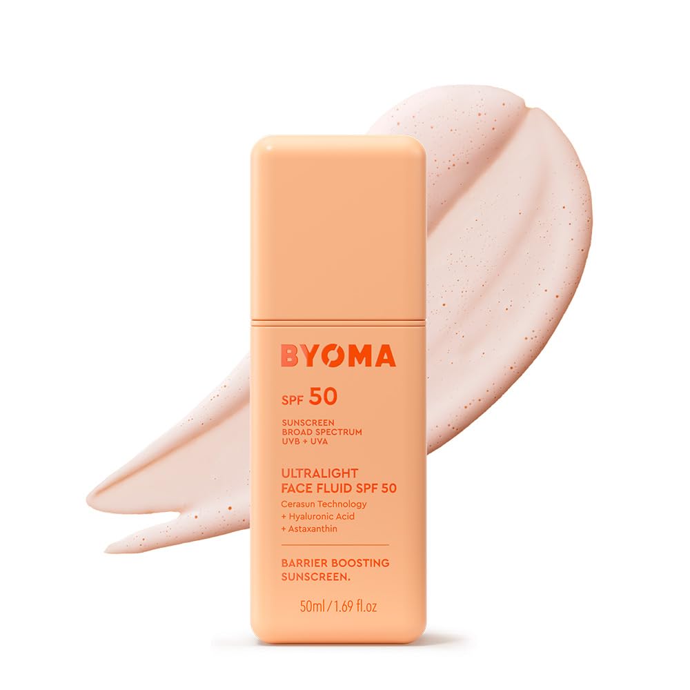 BYOMA Ultralight Face Fluid SPF 50 front view