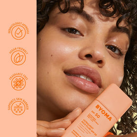 BYOMA Ultralight Face Fluid SPF 50 with natural ingredients