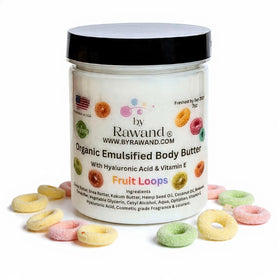 ByRawand Handmade Fruit Loops Body Buttercream 222g front view