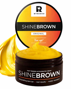 BYROKKO Shine Brown Tanning Accelerator Lotion 7.1 Fl Oz front view