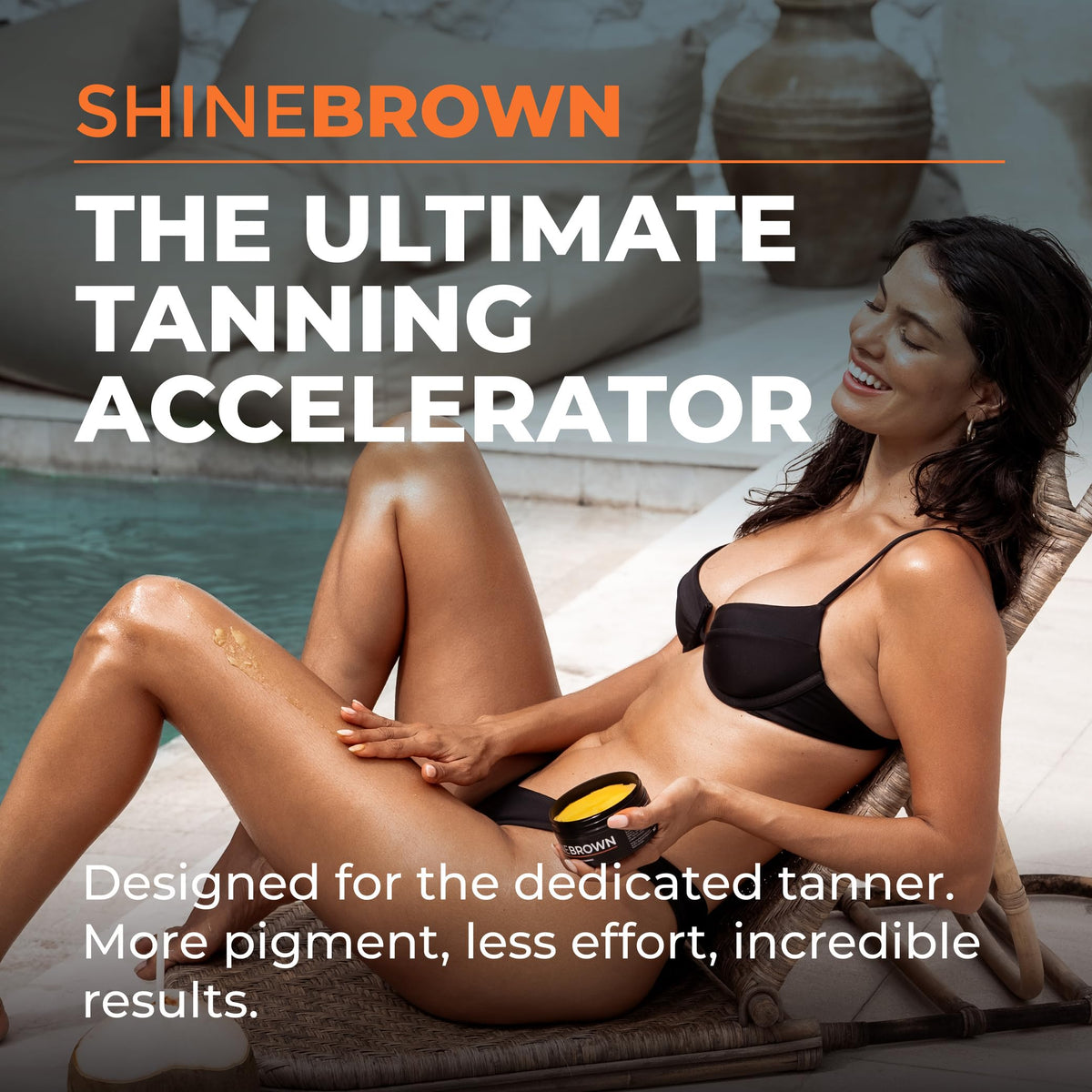 BYROKKO Shine Brown Tanning Accelerator Lotion texture close-up