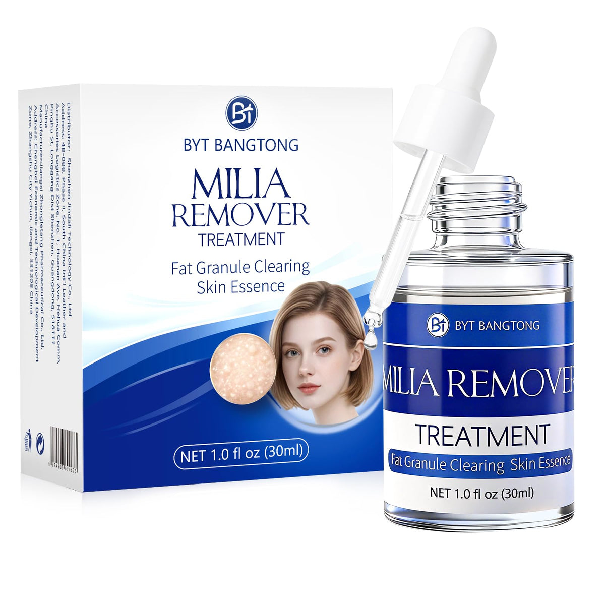 BYT BANGYTONG Milia Remover Serum front view with applicator tip