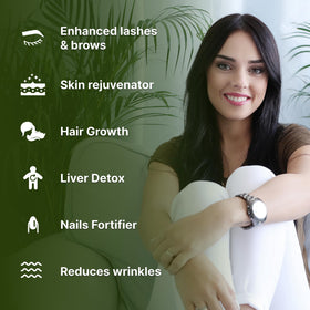 C CARE Castor Oil 100% Pure Organic Cold Pressed in a beauty setup