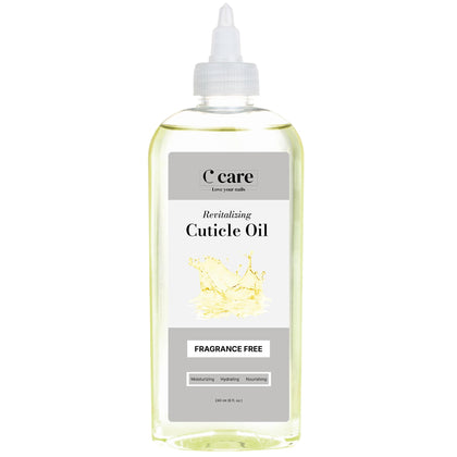 C CARE Fragrance-Free Cuticle Oil 8 oz front view