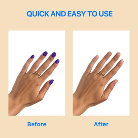 C CARE Gentle Touch Non-Acetone Nail Polish Remover 16 Fl oz back label