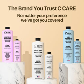 C CARE Pure Acetone Nail Polish Remover packaging details