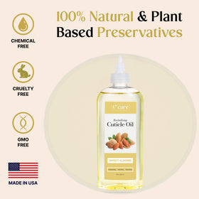 C CARE Sweet Almond Cuticle Oil bottle with cap