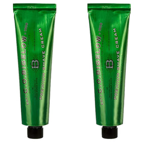 C. O. Bigelow Shaving Cream 2 Pack front view with packaging