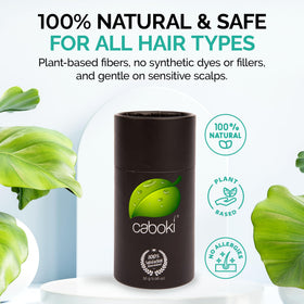 Caboki Hair Fibers 30g Blonde application process