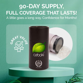 Caboki Hair Fibers 30g Salt & Pepper applicator bottle
