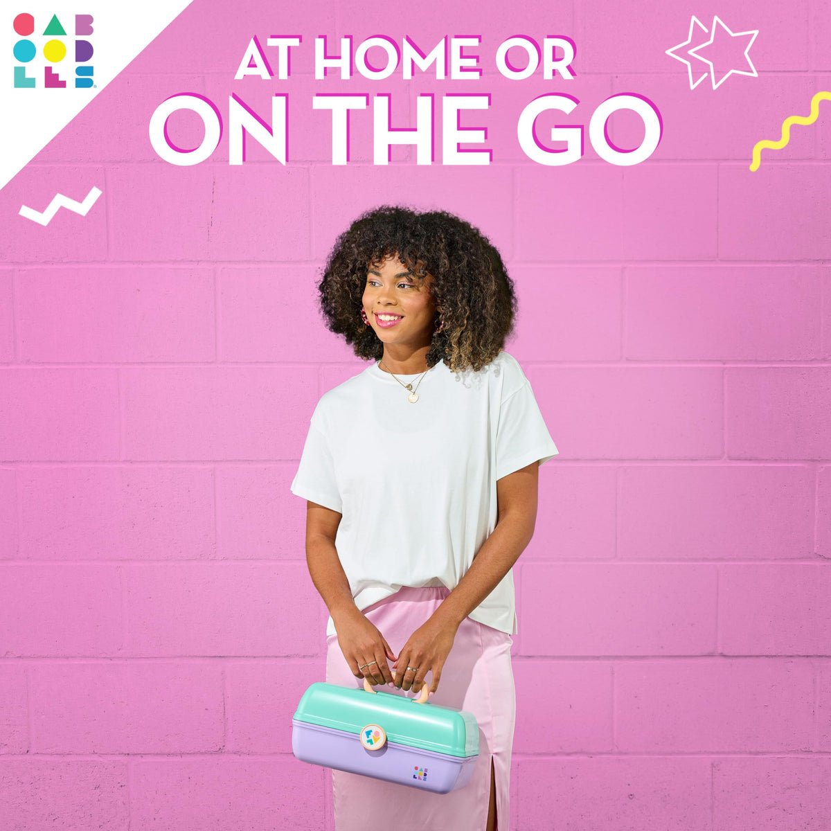Caboodles On-the-Go Girl Cosmetic Organizer side view