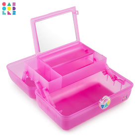 Caboodles On-The-Go Girl Makeup Box displayed with beauty products