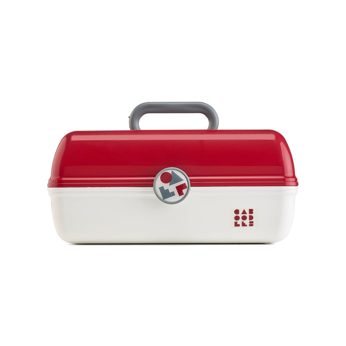 Caboodles On-The-Go Girl Makeup Box in crimson over white front view