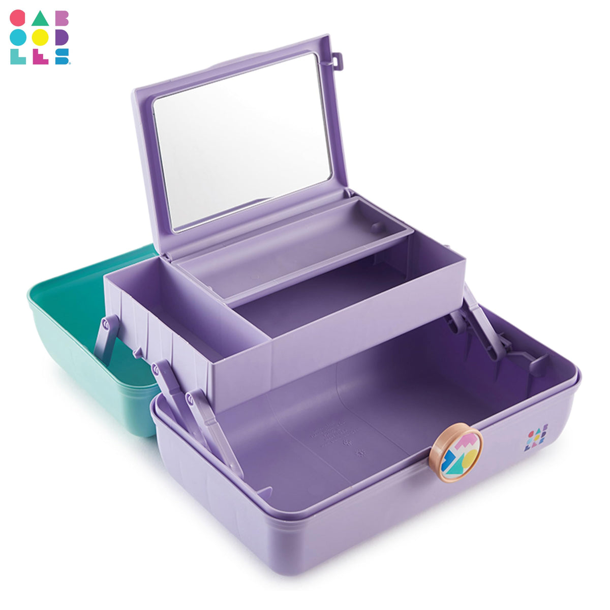 Caboodles On-The-Go Girl Makeup Box packaging with product details