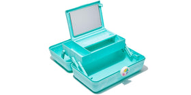 Caboodles On-The-Go Girl Makeup Box with built-in mirror and secure latch