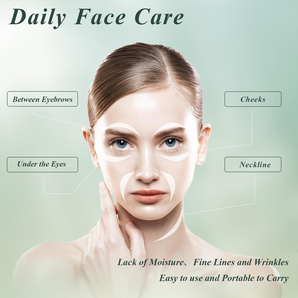Caewous Aloe Vera Under Eye Patches showing ingredients list