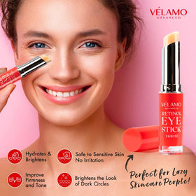 Caffeine Eye Stick from VELAMO ADVANCED with a smooth texture