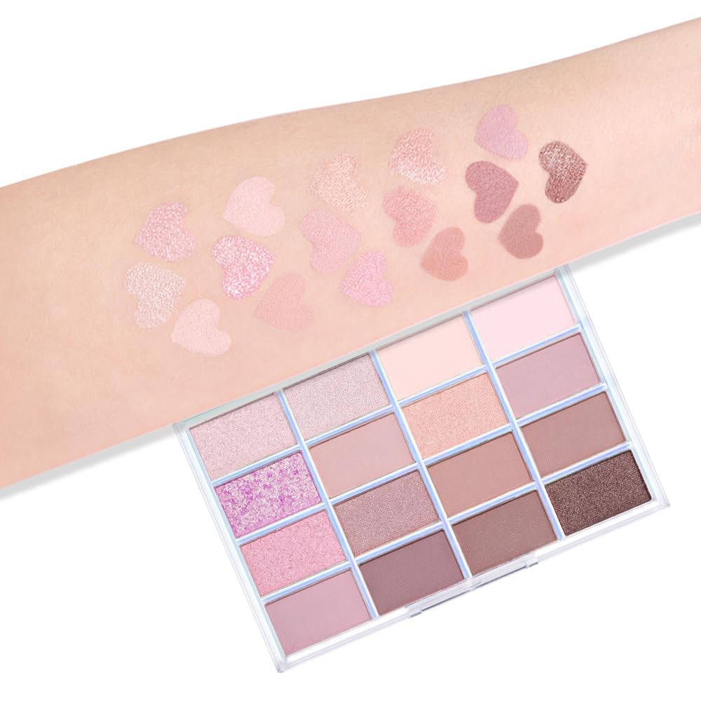 CAKAILA 16-Colour Eyeshadow Palette in travel-friendly packaging