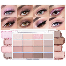 CAKAILA 16 Colours Matte Eyeshadow Palette front view