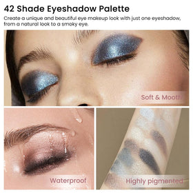 CAKAILA eyeshadow palette with matte and shimmer finishes