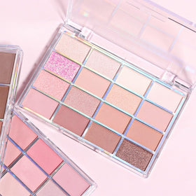 CAKAILA Matte Eyeshadow Palette displayed with makeup brushes