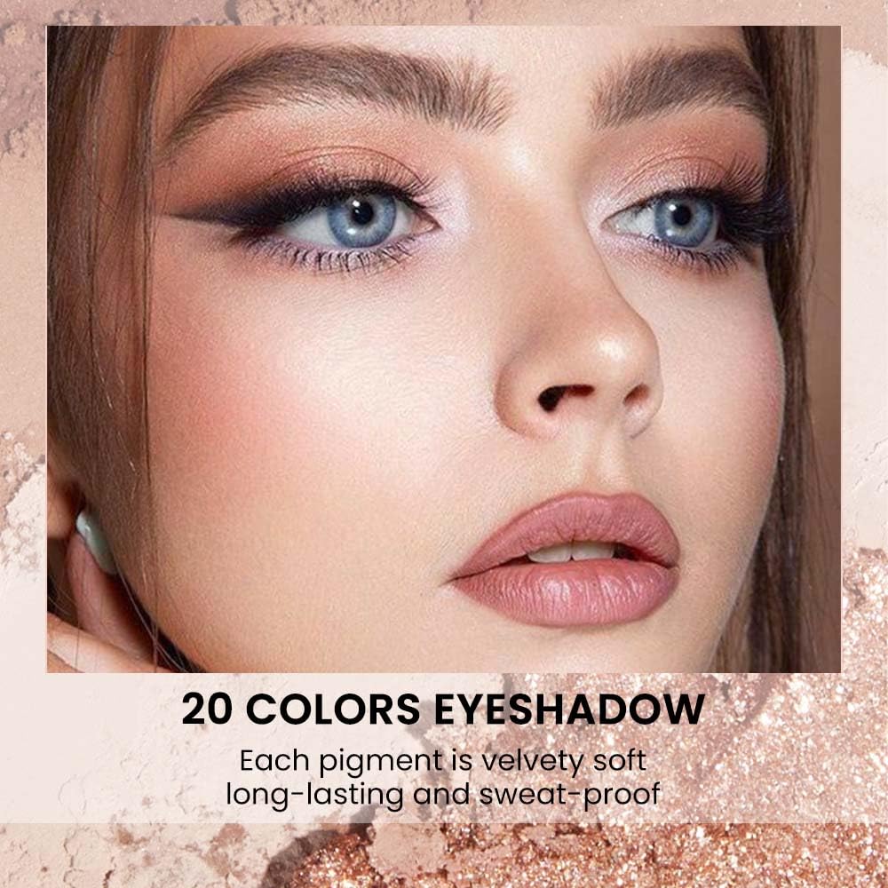 CAKAILA Matte Eyeshadow Palette open with colours displayed