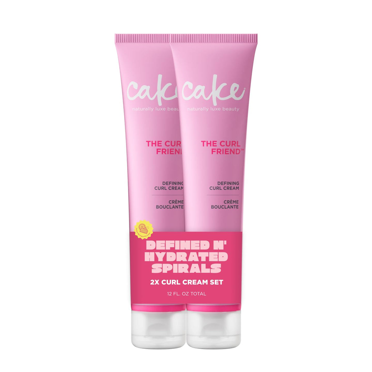 Cake Beauty Curl Defining Cream front view, 6 Fl Oz