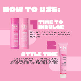 Cake Beauty Curl Friend Defining Curl Cream with fresh lemon and vanilla