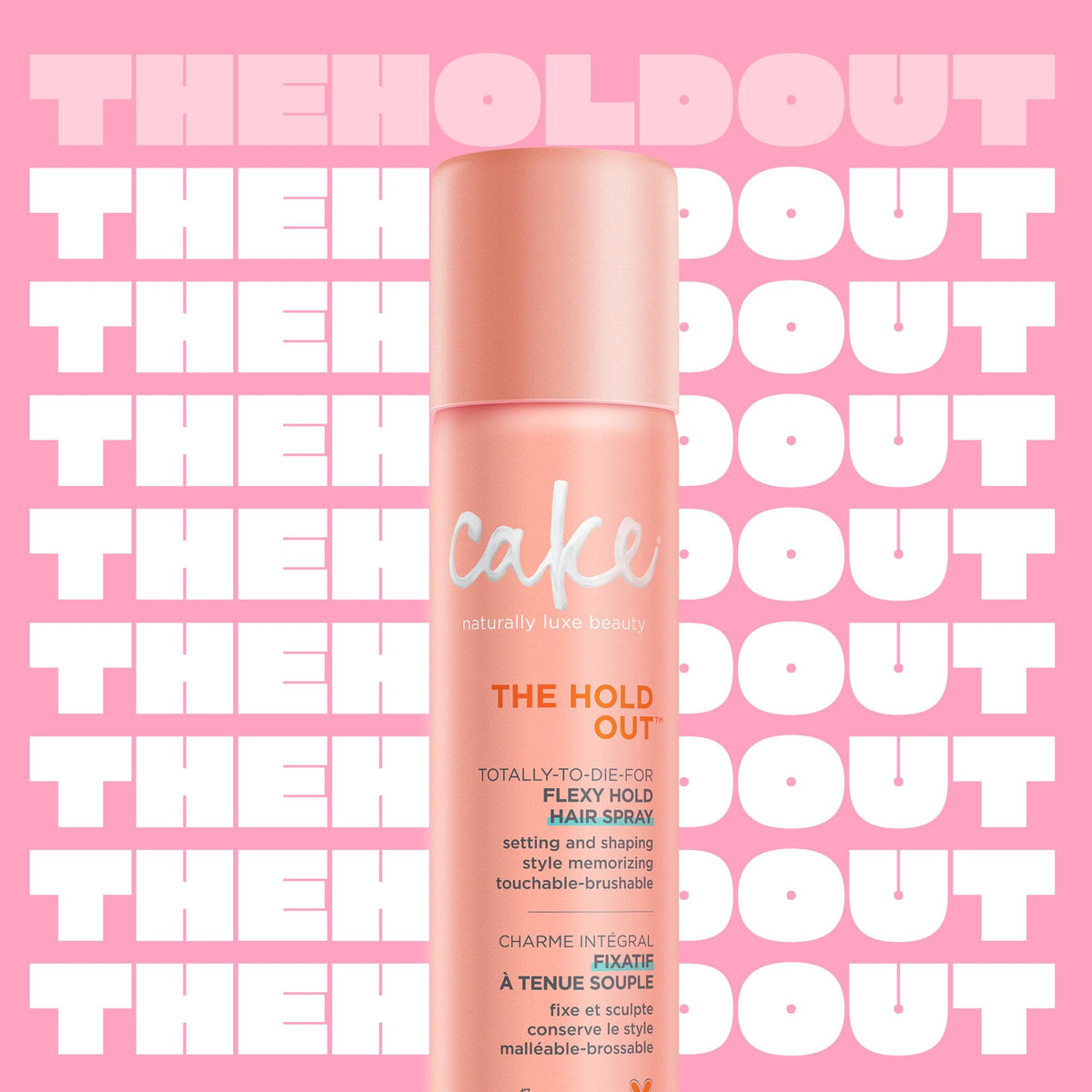Cake Beauty Hairspray The Hold Out 160g back view