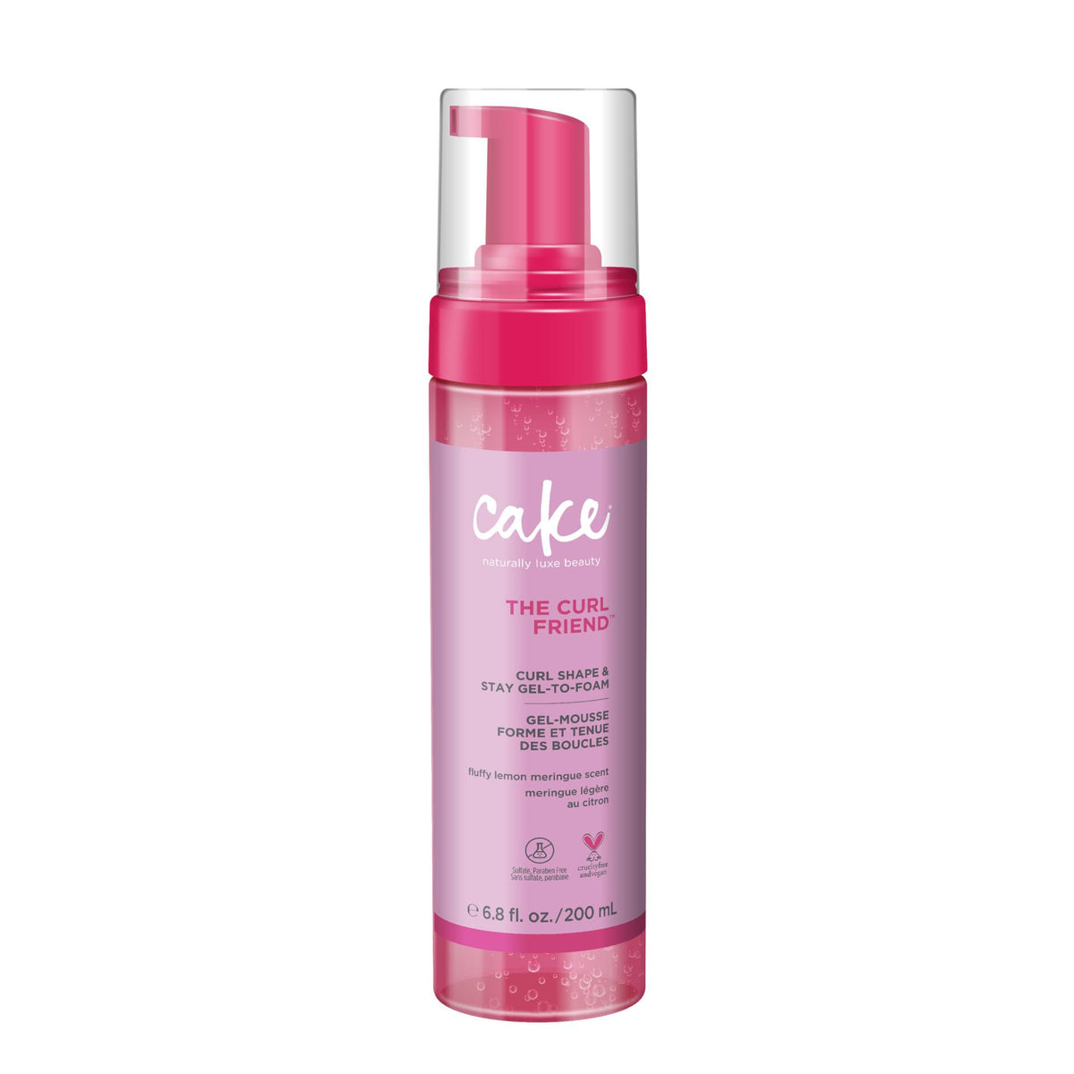 Cake Beauty The Curl Friend Gel-to-Foam Curl Styler 200 mL front view