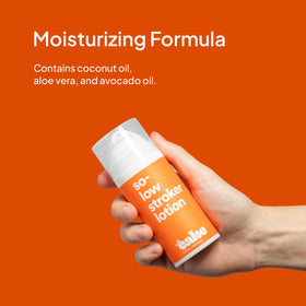 cake So-Low Stroker Lotion 3.3 fl oz side view