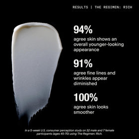 Caldera + Lab The Base Layer facial cream texture on hand